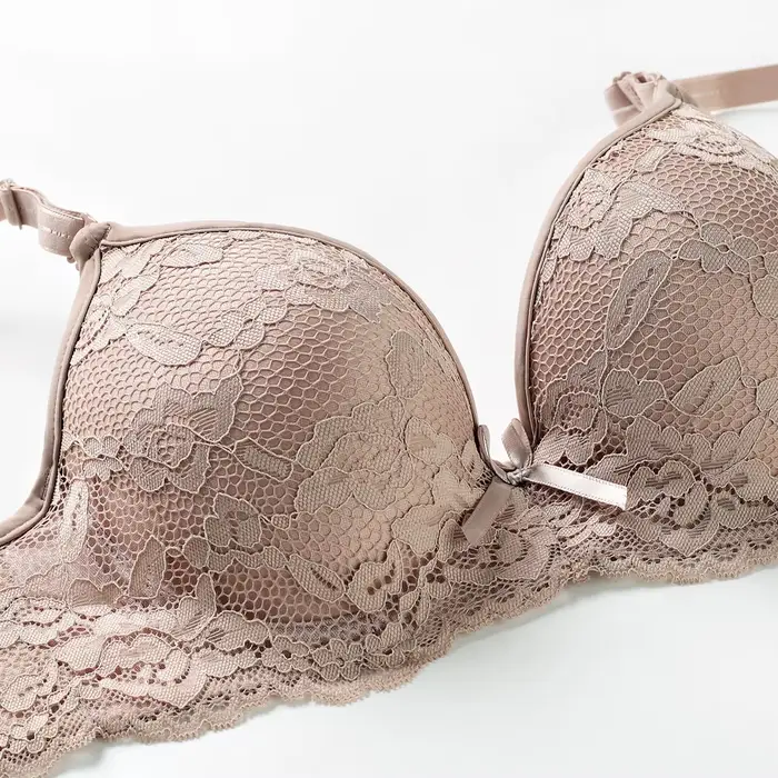 ležiak – Dámska čipka podprsenka, Sexy spodná bielizeň, drôtené, lemované bavlna, kvetinové, Bralette, Plus veľkosť, Top