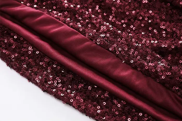 Robe de soirée élégante pour femme Suninheart, mini robe en velours à paillettes, robe de fête scint
