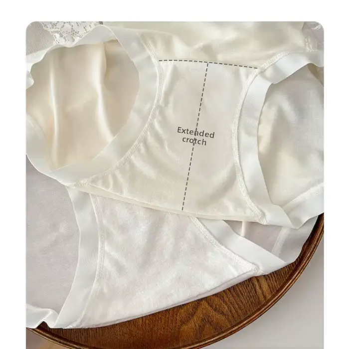Culotte Femme Antibactérienne Vintage Style Patchwork Sans Coutures Taille M L 1XL Brève Polyamide Elasthanne Occasions Spéciales