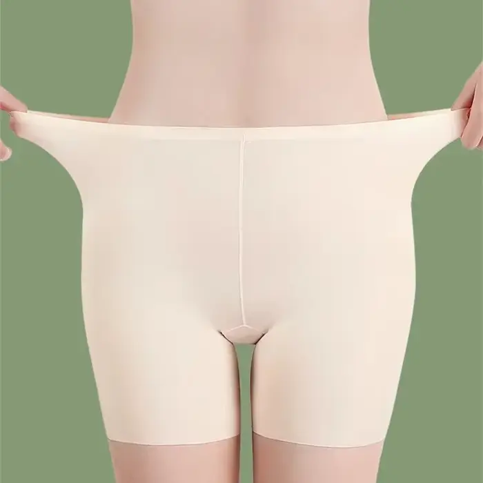 Culotte femme 3D pantalon de sécurité sans couture short taille haute sous jupe Boxer slips sous-vêtements féminins boxeurs confortables Anti Friction