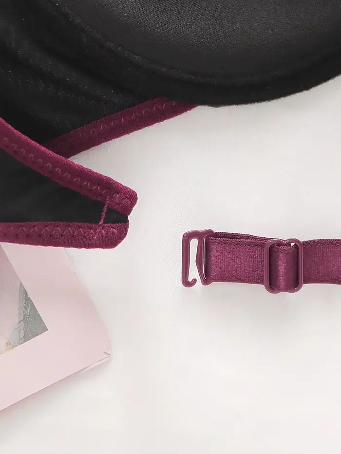 Dámske sexy motýľ vyšívané krku visí podprsenka s oceľovým krúžkom zhromažďovanie pohodlné push up namontované podprsenka A2181