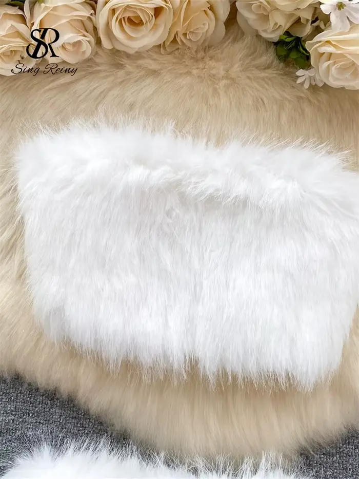 SINGREINY Americká Hotsweet Sexy Dvojdielne súpravy Ženy Bez ramienok tielko Krátke + Bodycon Mini Sukňa Módne Pevné Perá Obleky