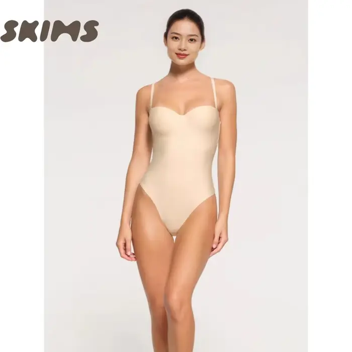 SKIMS HIRE BODY UNDERWIRE THONG BODYSUIT – Tvarovacie