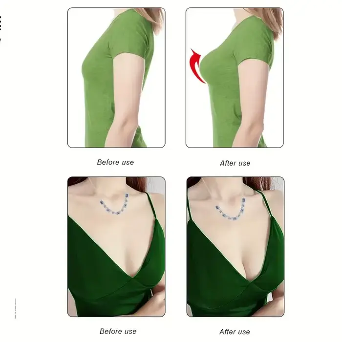 Opätovne použiteľné silikónové podprsenky - bezšvíkové push-up vnútorné vankúše pre ženy hypoalergénne, ideálne pre bikiny