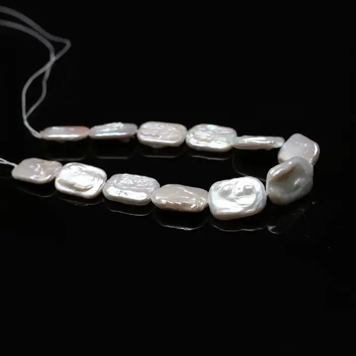 Obdĺžnikové perly 12x16mm
