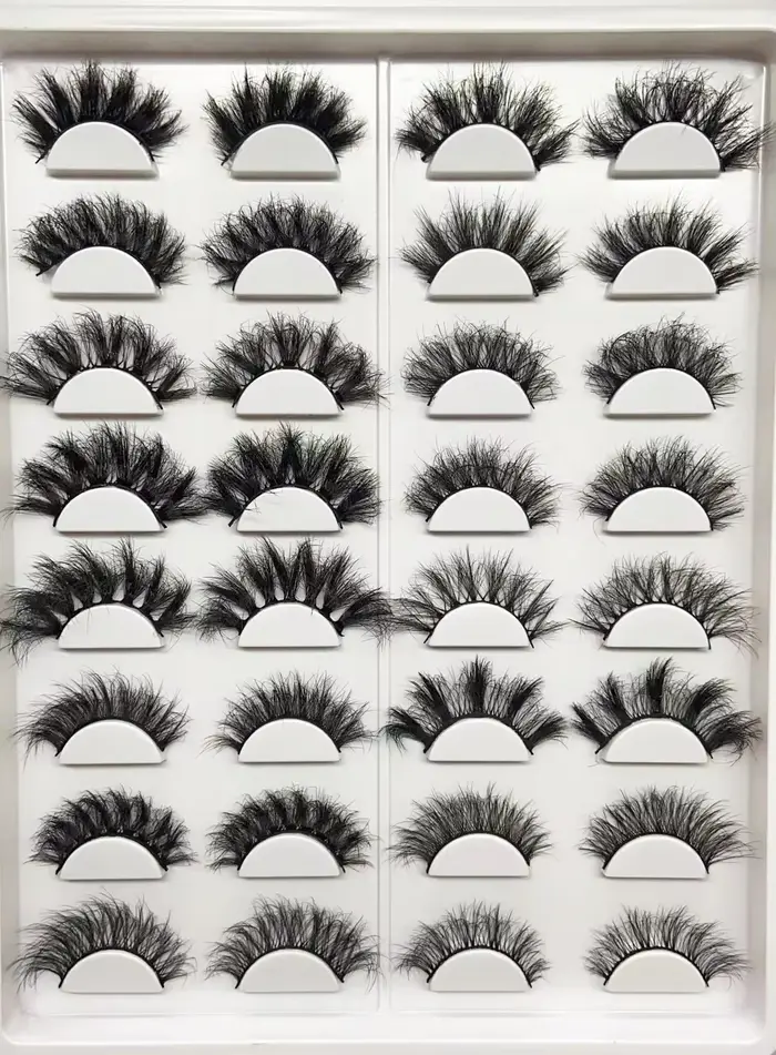 16 Styles mélanger cils de vison 3D cils de vison 100% cils sans cruauté cils naturels réutilisables