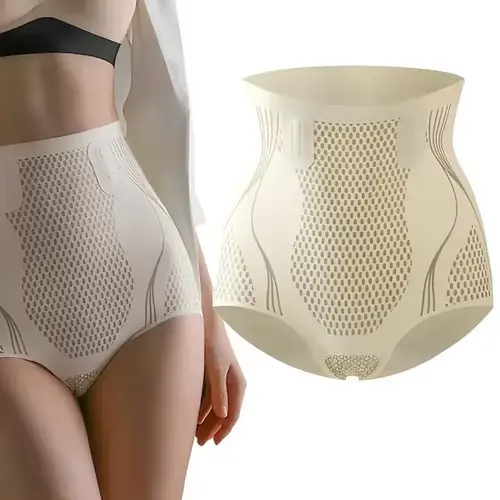 Culotte de contrôle moulante en polyester pour femmes, silhouette affinée, culotte de maintien sans couture, sous-vetements pour une apparence plus mince et élégante, occasions quotidiennes et spéciales